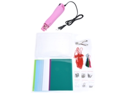 Kit De Herramientas Para Bricolaje: Cuchilla Retráctil Con Pistola De Aire Caliente Para Llaveros Y Fabricación De Joyas (02)