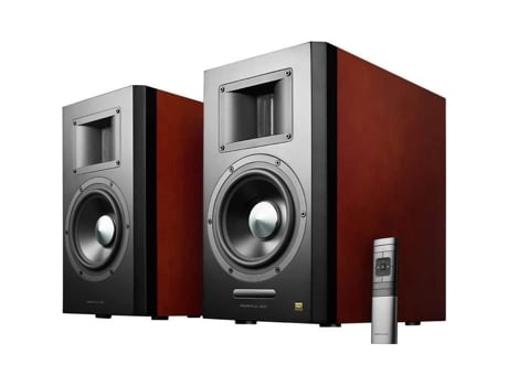 Altavoces estéreo AIRPULSE A300 Negro/Marrón
