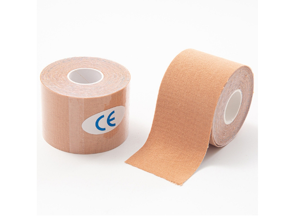 Vendaje De Kinesiología Deportiva - Talla Deportiva 5 Cm X 5 M, Tono Piel