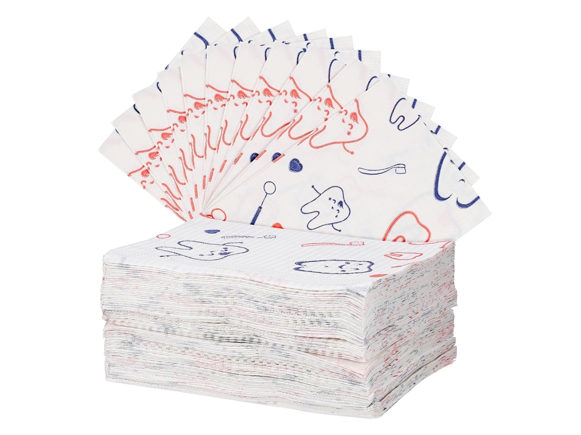 80 Piezas De Baberos, Toallas Y Alfombrillas Dentales Desechables Para Pacientes.