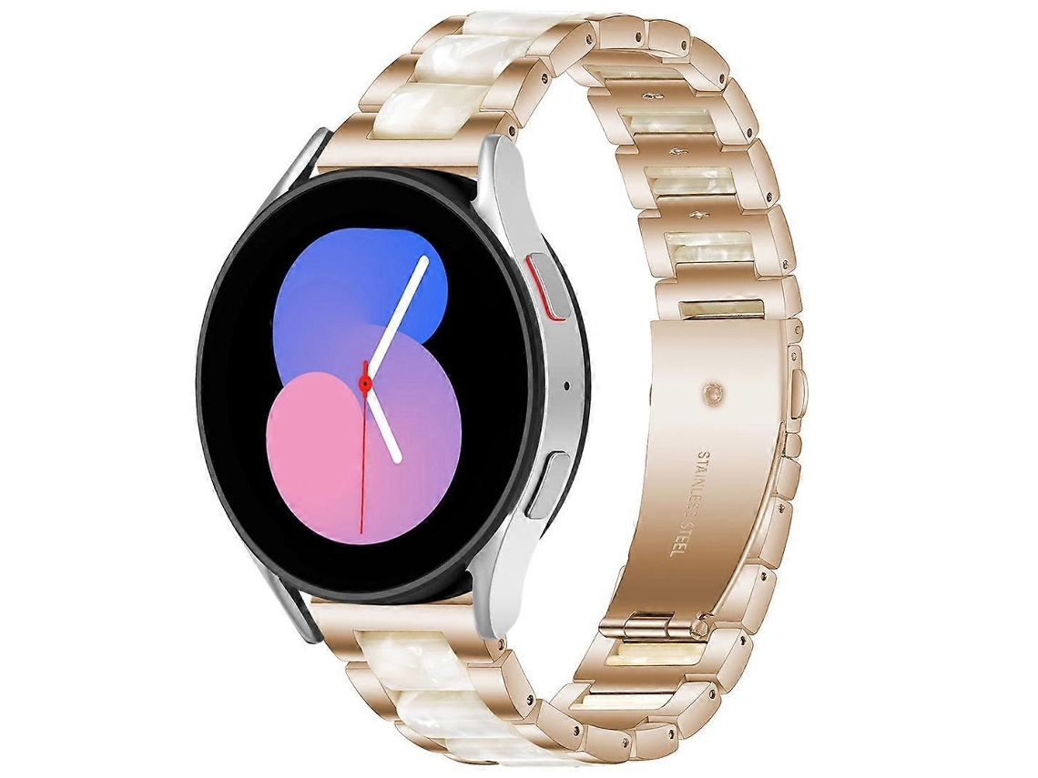 Brazalete de resina y metal entrelazado para Galaxy Watch 5 de 40/44 mm