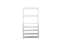 Herzberg Hg03411 - Puerta de entrada con zapatero de 4 niveles