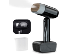 Planchadora con vaporizador de ropa, 5 velocidades, 330 ml, para eliminar arrugas de diversas prendas Cuich (negra)