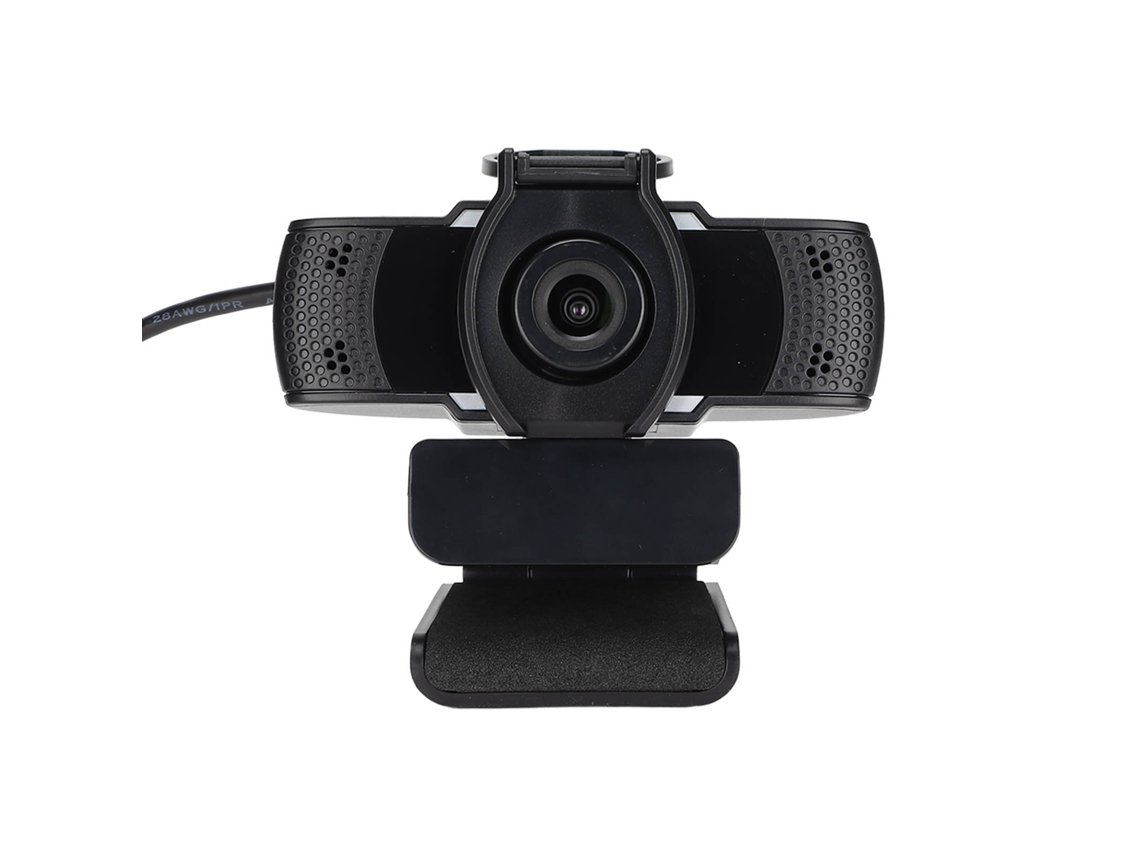 Cámara Web Hd 1080p Con Micrófono, Cámara Usb2.0 Giratoria 360° Y Tapa Protectora