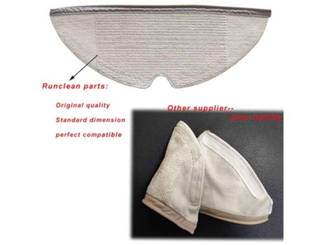 Kits de piezas de repuesto, 1 tanque de agua, 2 paños de fregona, 12 filtros de tanque de agua para Xiaomi Roborock S50 S51 S55 S6 T61, accesorios