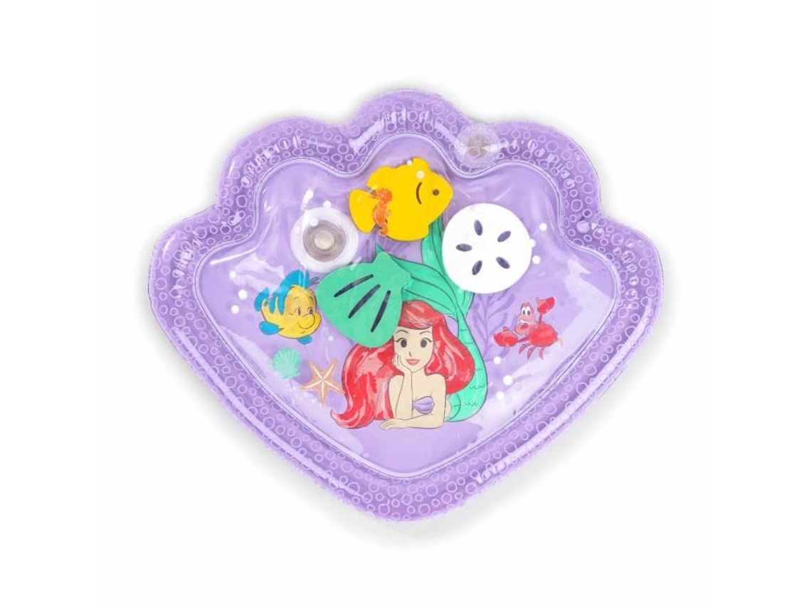Colchoneta de agua para bebé Ariel, juego sensorial y de desarrollo, inflable, fácil de limpiar, plegable, juguetes desde el nacimiento Disney
