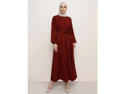 2026-20473-abaya Musulmana Para Mujeres Con Hijab Para Ramadán Dubai Turquía Moda Islámica 2xl Caqui