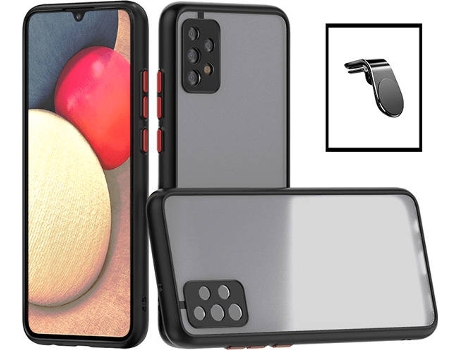 Carcasa + Soporte Samsung Galaxy A32 5G PHONECARE Anti Choque Negro 6433