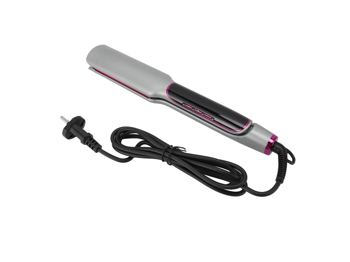 Plancha De Cabello Con Display Lcd Y Control De Temperatura Profesional 2 En 1 Para Alisar Y Rizado En Casa Y Salón