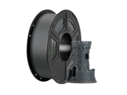 Filamento PLA, material ecológico, excelente calidad de impresión, 20 kg, textura gris OEM