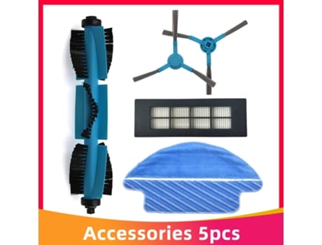 Kits de repuesto para cepillo lateral de rodillo lavable Cecotec Conga 3090, filtro Hepa, paño de mopa, alternativas rentables