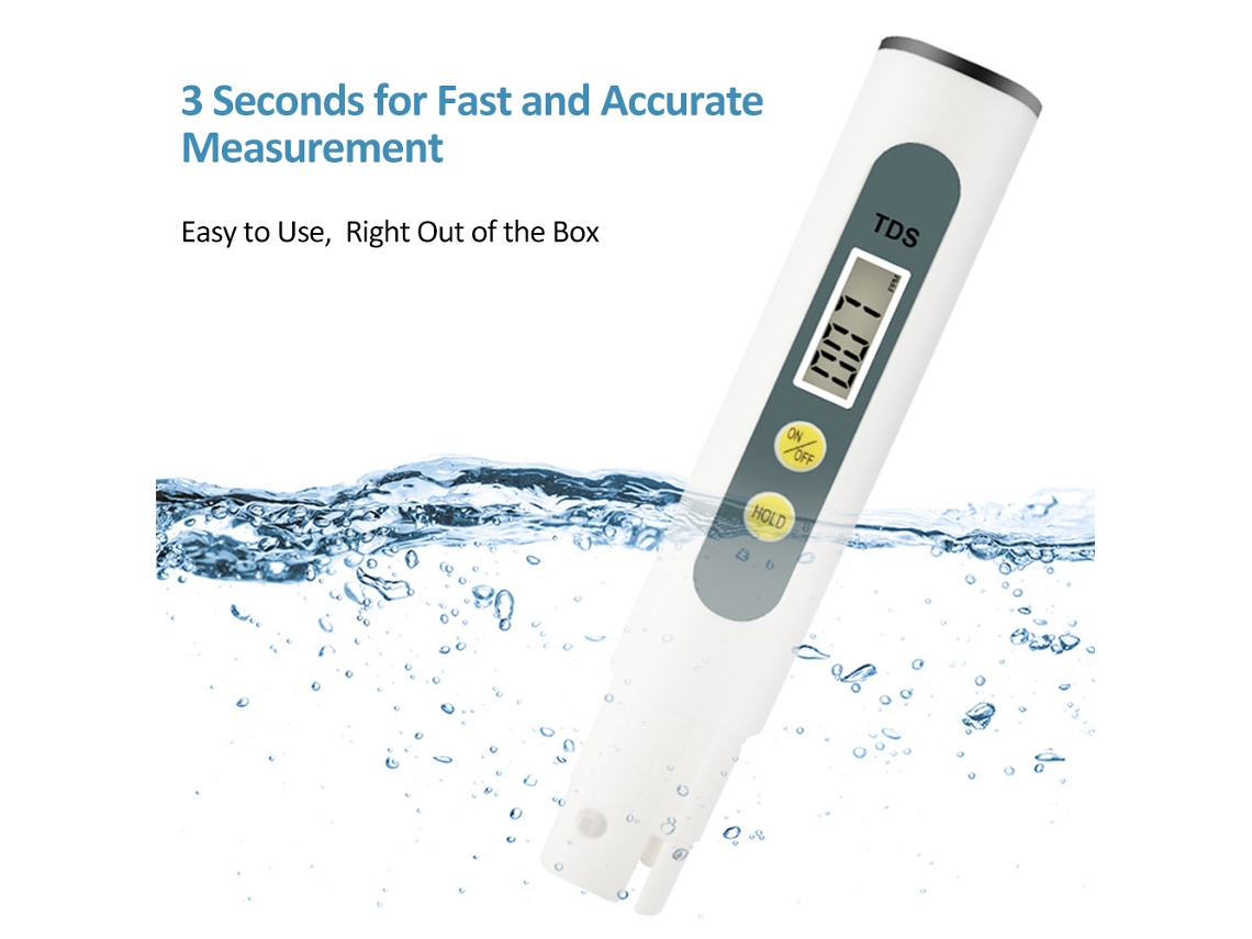 Lápiz Portátil Para Análisis De Agua Tds, Herramienta Doméstica, Detector Rápido De Impurezas Y Dureza Del Agua.