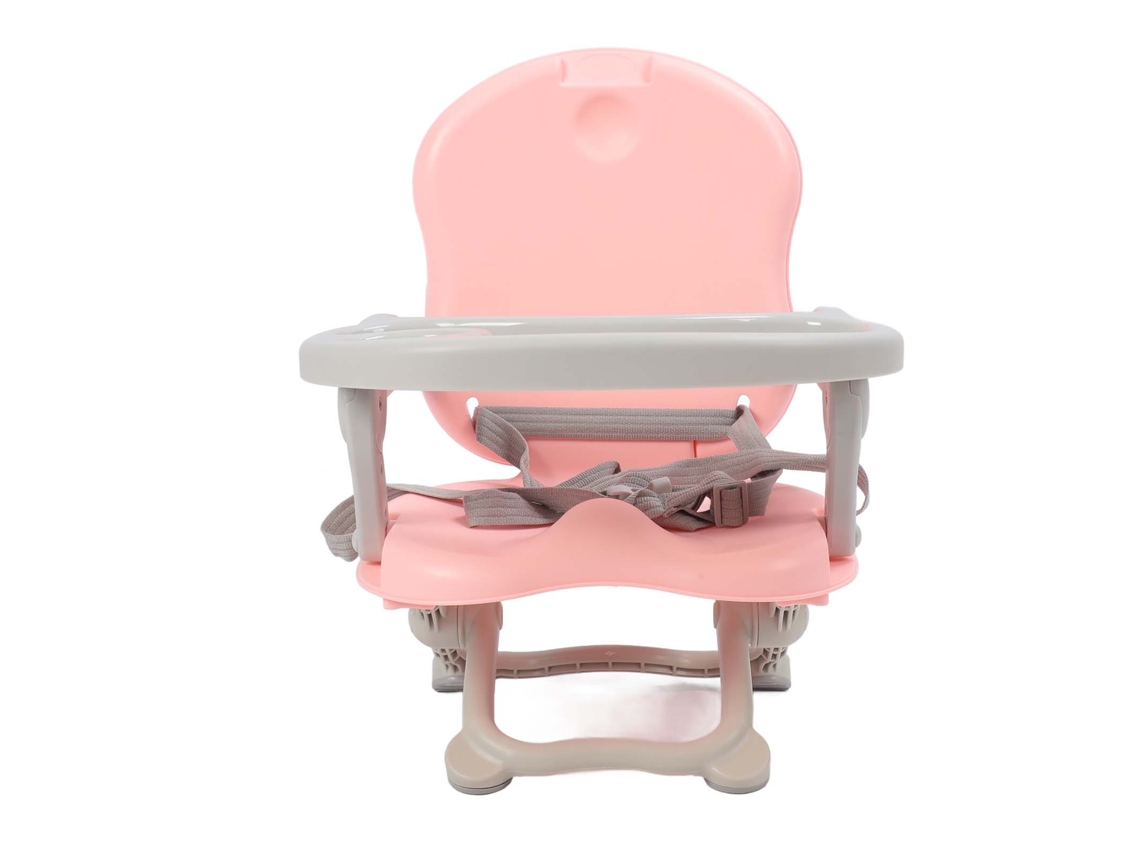 Silla de alimentación para bebés plegable y portátil, asiento alto para niños pequeños.