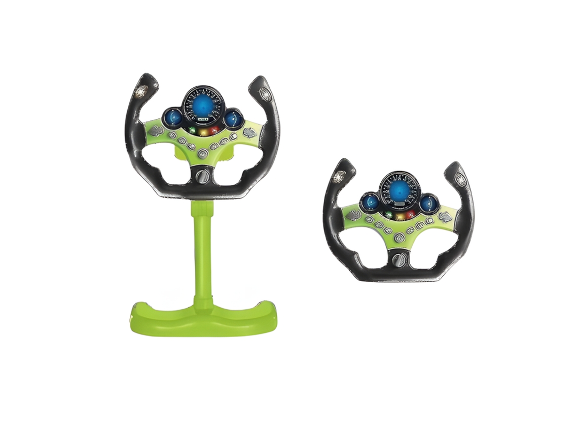 Juguete Volante Eléctrico De Simulación Con Sonido Y Luz Puzzle Infantil Copiloto Ch Szsmart