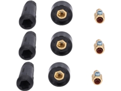 10 10-25 Adaptador De Ajuste Rápido Para Cable Tig Lask Conductividad Eléctrica