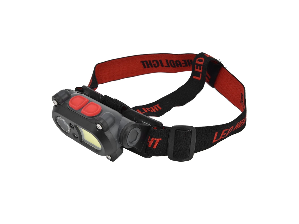 Linterna Frontal Led, Linterna Frontal Led Con 6 Modos De Iluminación, Recargable, Resistente Al Agua, Con Sensor De Movimiento (negra)