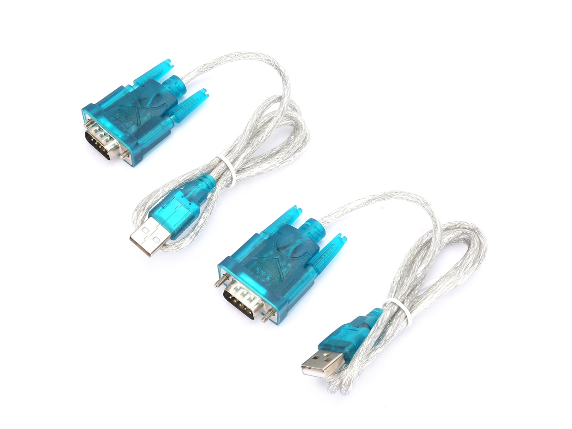 2pcs Adaptador Usb A Puerto Serie Rs232 Hl-340 Cable Serie De 9 Pines