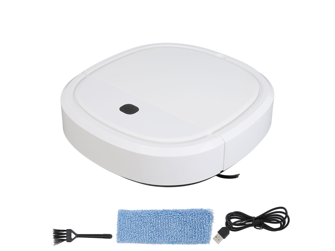 Aspiradora robot de 1200 pa con carga USB, control táctil y depósito de polvo de 442 ml para el hogar y la oficina