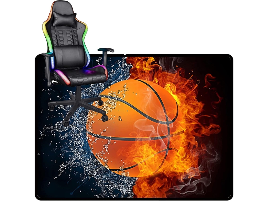 Protetor Tapete Cadeira Gamer Piso Antiderrapante Madeira Cor: Cor Versátil Pisos Rígidos, Madeira,