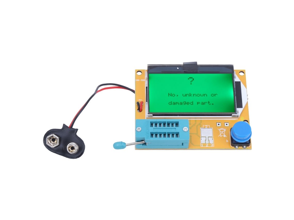 2026as-tester De Transistores Con Pantalla Gráfica Para Medir Resistencia Y Capacitancia