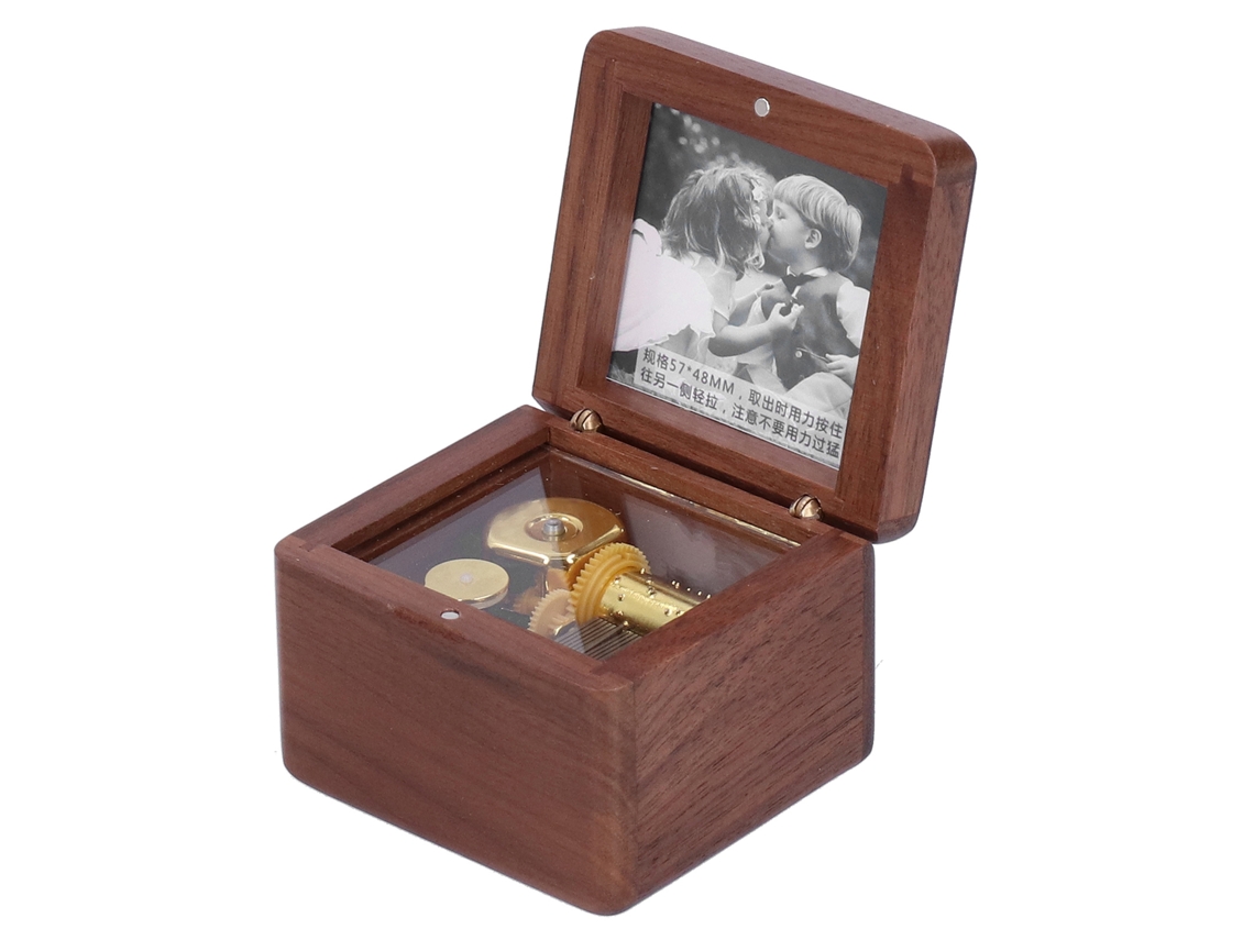 Fotomatón musical Baok-marco con caja de música retro - Regalo ideal para San Valentín y otras fiestas.