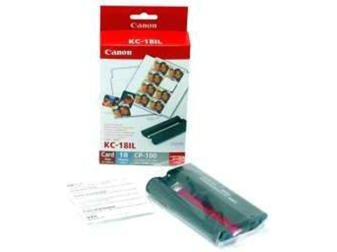Cartucho de tinta CANON Fotopapier KC-18IL (18) Pak 18 vel