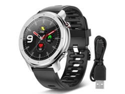 Pulsera Inteligente ( Impermeable Ip68, Monitor De Presión Arterial Y Frecuencia Cardíaca ) Nueva F12 Círculo Completo Toque Completo Negro
