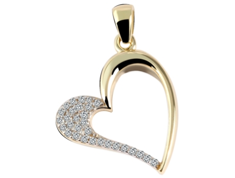 Joyería Oro 8K - Colgante de Oro con Circonias Joy
