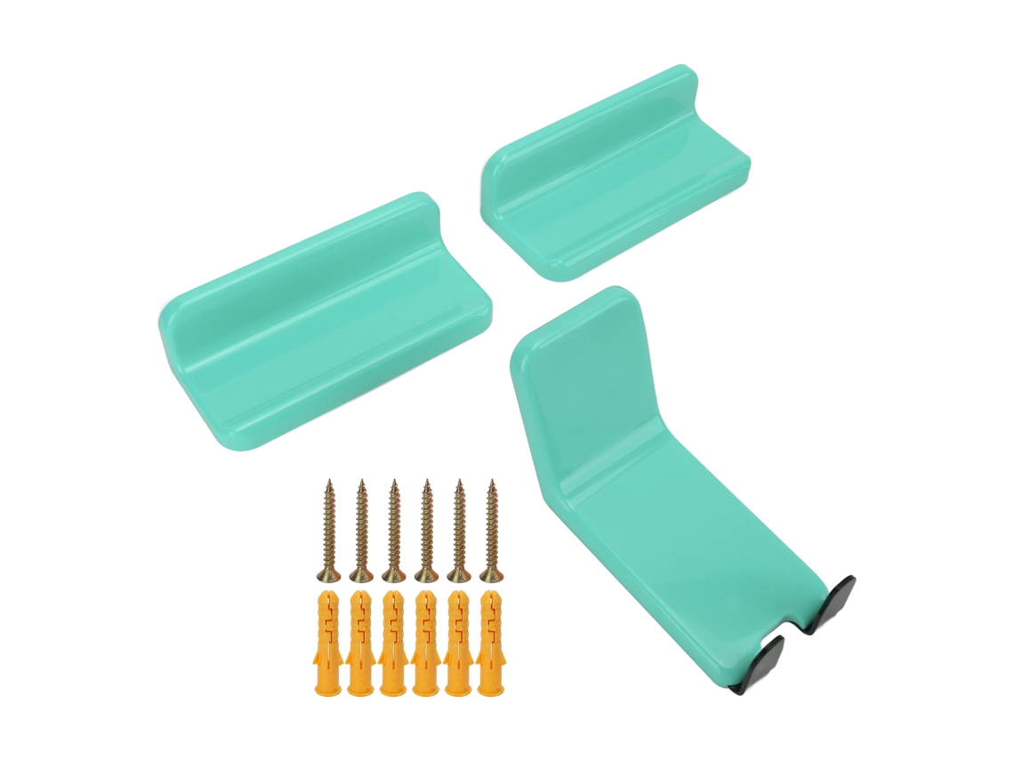 Soporte De Pared Resistente A Los Arañazos Para Bicicletas De Montaña Y De Carretera Con Soporte Para Pedales Para Almacenamiento - Verde