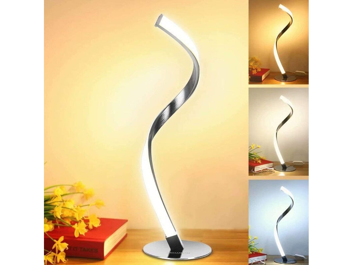 2026altiro-lámpara De Mesilla De Noche Led Regulable, 3 Niveles De Brillo Táctiles, Blanco Cálido/blanco Neutro/blanco