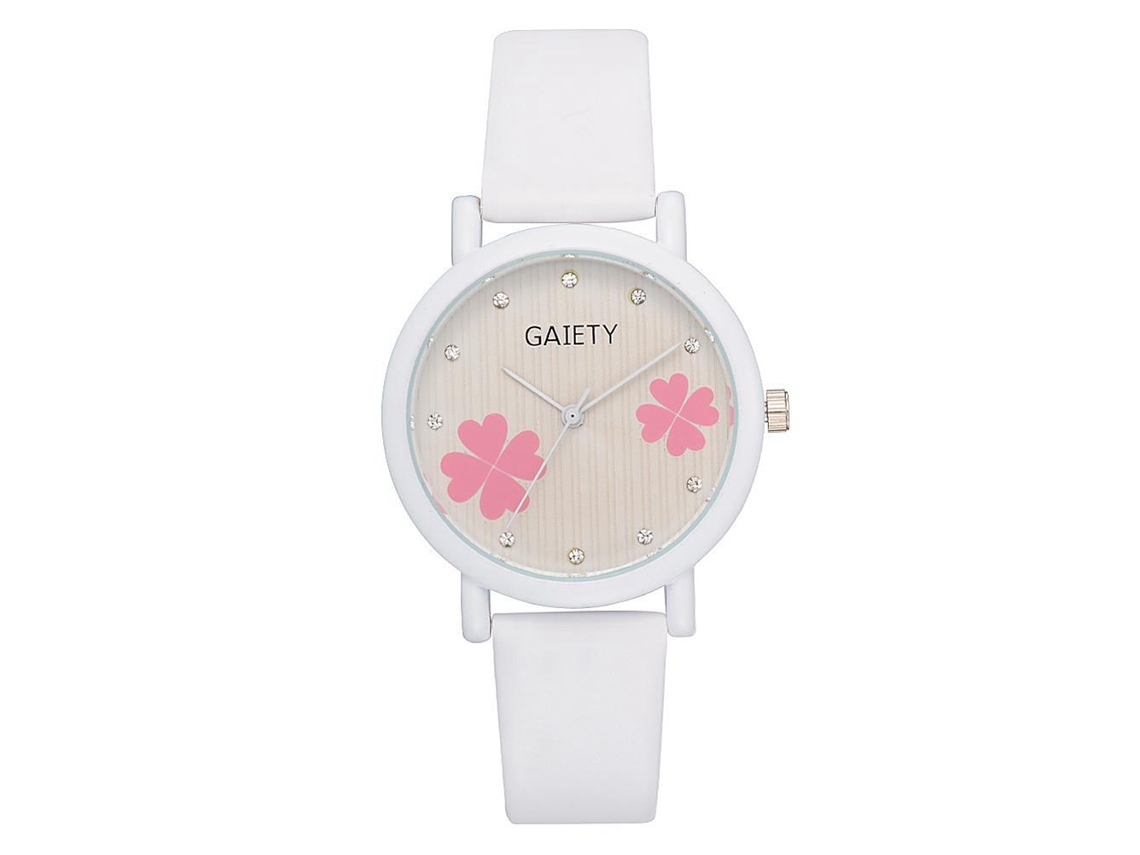 Reloj De Pulsera Fanteeda Para Mujer - Elegante Y Moderno Con Movimiento De Cuarzo Analógico (blanco)