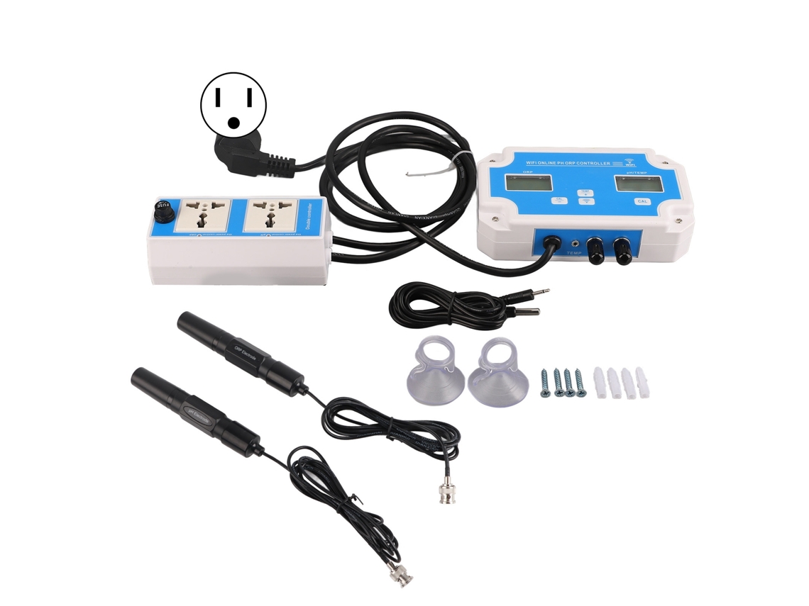 Medidor digital de calidad del agua con control por aplicación, Wi-Fi, 110 V