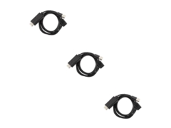 Cable Adaptador De Video De 3 Piezas Para Teléfono, Cargadores Móviles Y Cargador Digital.