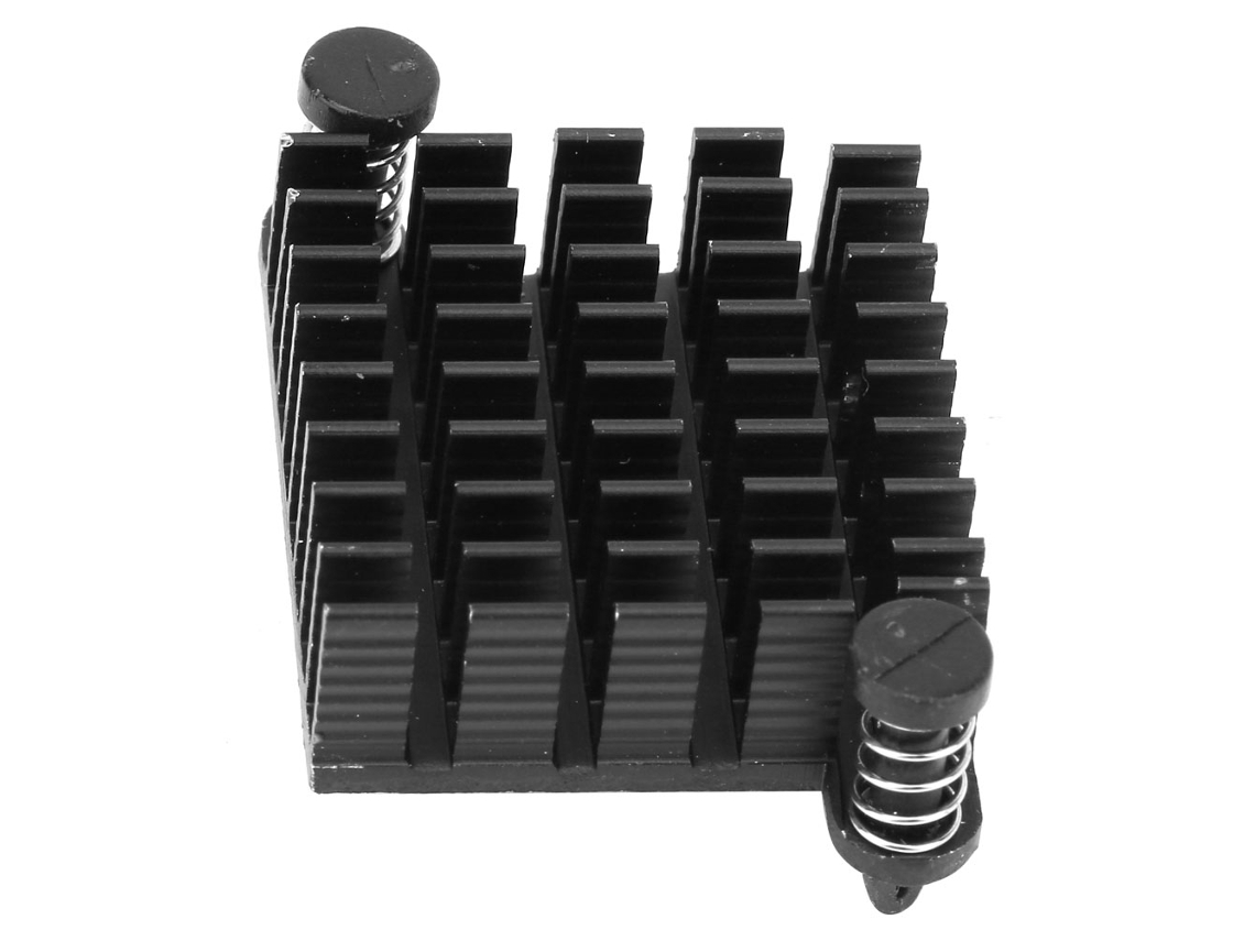 Disipador De Calor De Aluminio Con Orificio Y Clavos Para Electrónica, 26*10*26mm