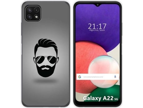 Carcasa Samsung Galaxy A22 5G TUMUNDOSMARTPHONE Barba Multicolor