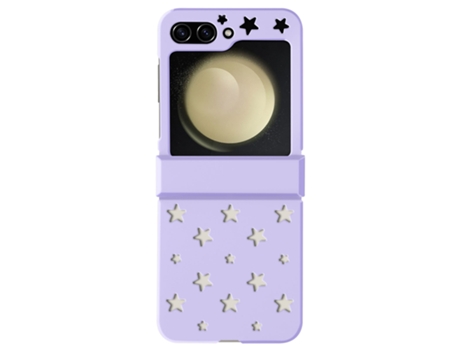 Funda para Samsung Galaxy Z Flip 5 AVIZAR Acrílico Morado