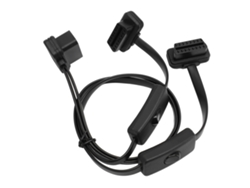 Cable Divisor De Alambre Delgado Obd De 16 Pines, Alta Precisión, Extensor En Y 1 En 2 Para Elm327 Golo6