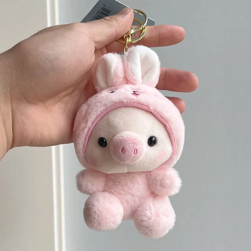 Llavero De Peluche De Cerdito (rosa)
