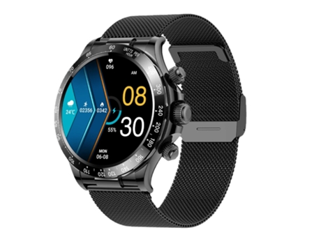 Reloj inteligente con seguimiento de ruta GPS, reloj inteligente con llamada Bluetooth para hombre, termómetro corporal, Monitor de salud, reloj in...