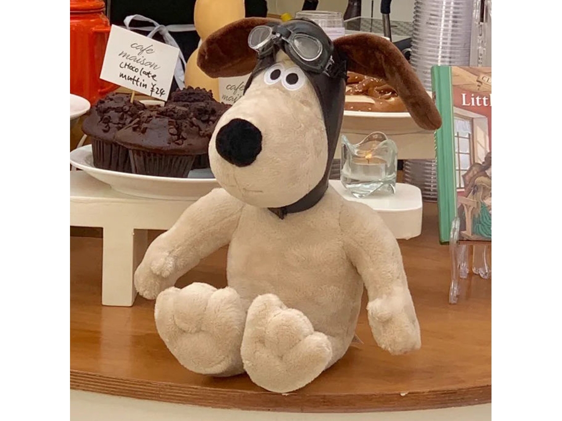Adorable Peluche De Perro Pequeño Con Gorro De Piloto Decorativo, De Dibujos Animados, 23 Cm.