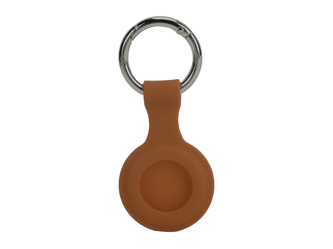 Yncm-capa De Silicona Localizador Chaveiro Anti-perdida Para Ios Marrom