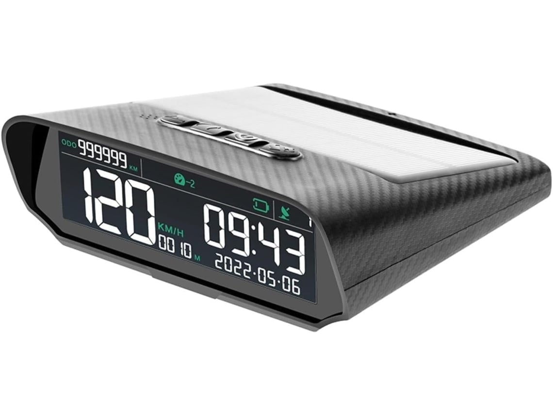 Pantalla De Visualización Frontal, Gps, Usb, Alimentación Solar, Contador, Fecha, Brillo De Pantalla Hd