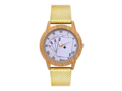 Reloj De Pulsera Unisex De Cuarzo, De Alta Calidad, Para Hombres Y Mujeres (dorado).
