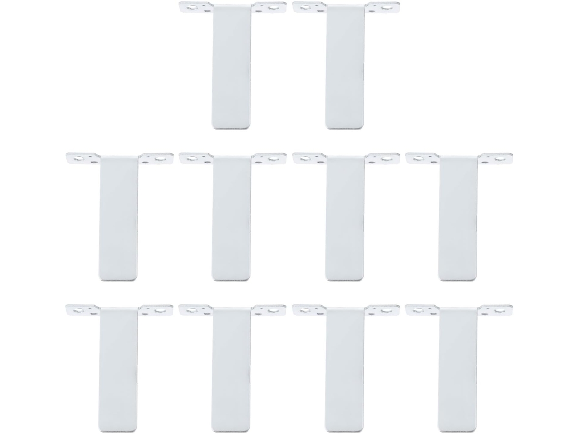 Juego de 10 soportes de aluminio para marcos de fotos metálicos resistentes - Organizador versátil para exhibir obras de arte sobre una mesa - GOKOCO