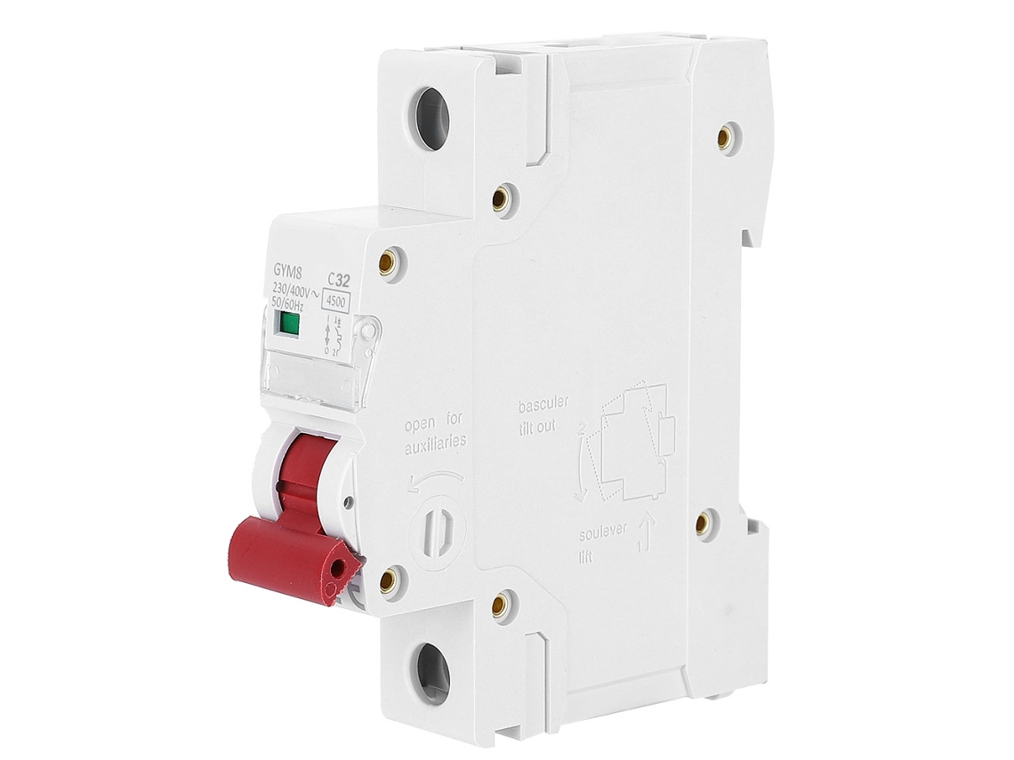 2026dz-disyuntor Miniatura 1p Interruptor De Aire Tamaño Pequeño 230/400vca 50/60hz Protección Contra Sobrecarga Y Cortocircuito