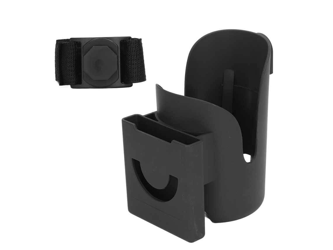 Portavasos Universal Ajustable Para Cochecito Con Ranura Para Teléfono Móvil, De Plástico.
