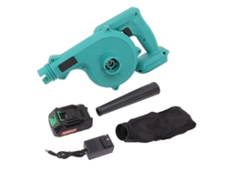 Soplador De Hojas Eléctrico Inalámbrico Mini 3.0ah Con Soplado, Succión Y Variación Continua De Velocidad.