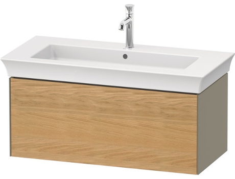 DURAVIT Tulip blanco, mueble de baño montado en la pared, ancho 984 x profundidad 458mm, con 1x extraíble, con tecnología de punta, WT42420