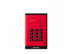Diskashur3 Hdd Disco Externo 500 Gb 2.5 Usb Tipo C 3.2 Gen 1 Vermelho Istorage (3.1 Gen 1)