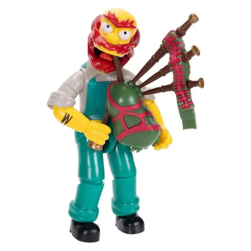 Figura Articulada Los Simpson Willy Con Armónica 13 Cm 175434 Jakk Jakksmás De 3 Años